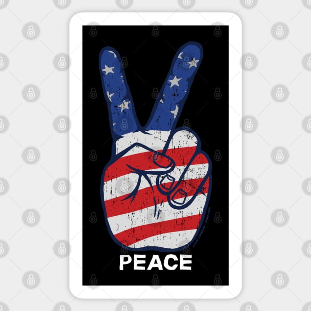 PEACE AMERICA Sticker by Jitterfly